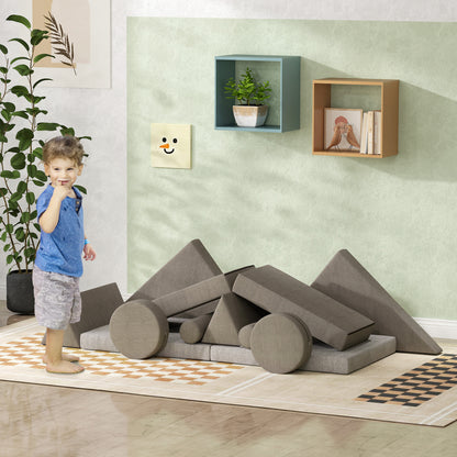 US Local 6 Pieces Foam Climbing Blocks for Toddlers with Washable Cover