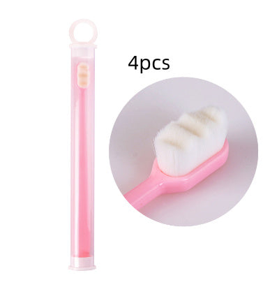 US Local Ultra-fine Toothbrush Super Soft Bristle Deep Cleaning Brush Portable For Oral Care Tools Teeth Care Oral Cleaning Travel