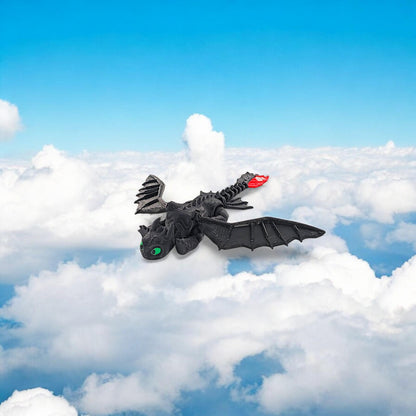 US Local Toothless Dragon Cute Cool Design High Texture Exquisite Details Charming Appearance Dinosaur Fans Collectible Home Decorations