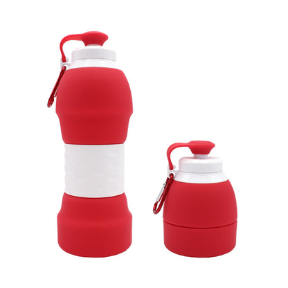US Local Silicone folding water bottle