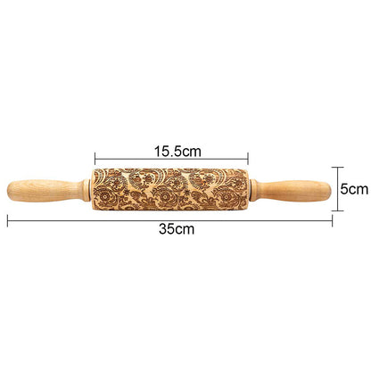 US Local Rolling Pin Christmas Embossing