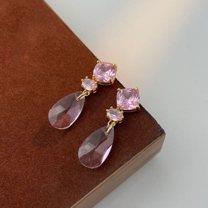 Trendy Water Drop-shaped Earrings Fashion Advanced