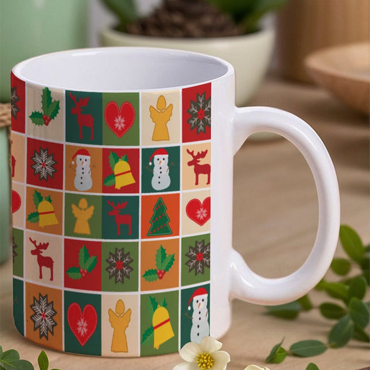 POD US Local White mug with full print, Christmas 0060