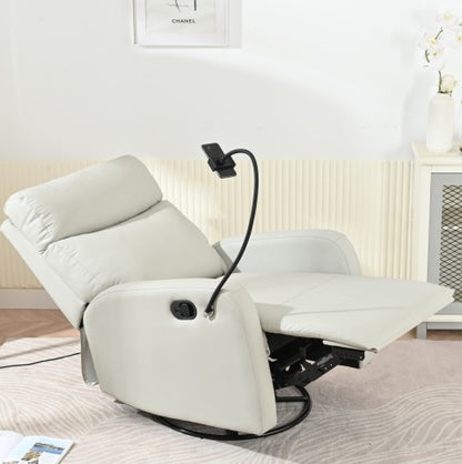 US Local Modern Small Rocking Chair, Swivel Recliner, Bedroom Chair