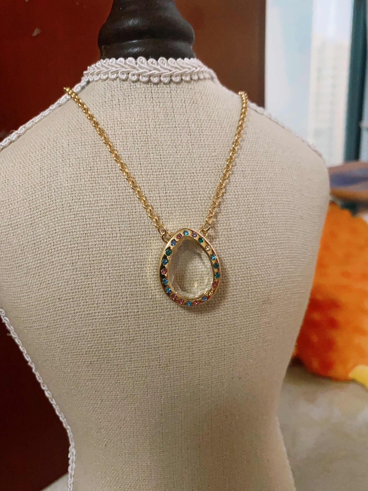 French Retro Personalized Transparent Commemorative Pendant That Can Be Opened And Closed