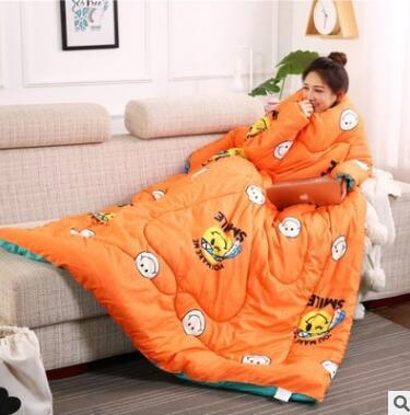 US Local Winter Lazy Quilt with Sleeves