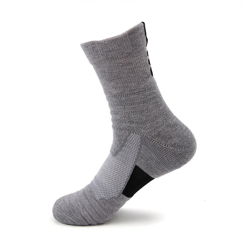 US Local Men's Mid-tube Non-slip Running And Cycling Sports Socks