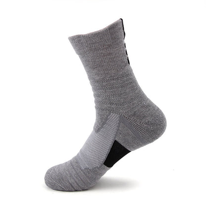 US Local Men's Mid-tube Non-slip Running And Cycling Sports Socks