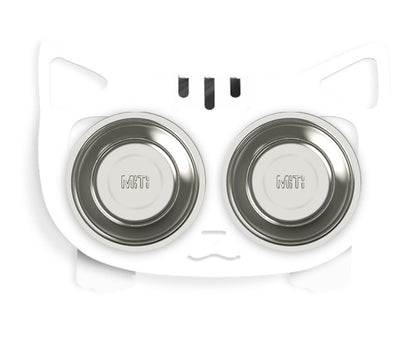 US Local Anti-falling Cat Dog Feeding Water Bowl