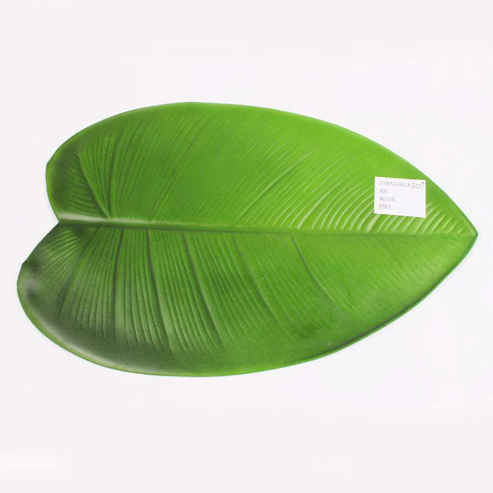 Golden EVA Turtle Back Leaf Hot Pressed Placemat Christmas Leaf Placemat