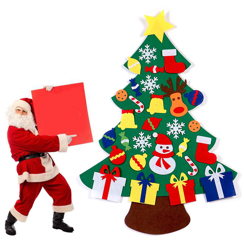 US Local Felt cloth to decorate the Christmas tree
