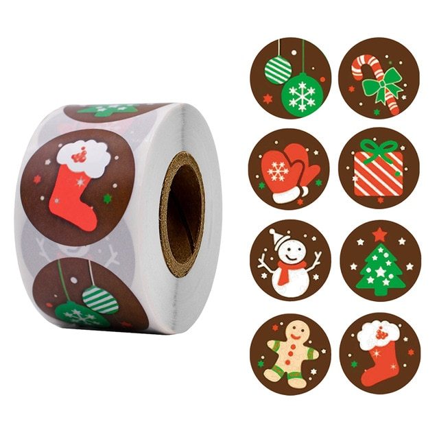 Roll sticker Christmas decoration gift