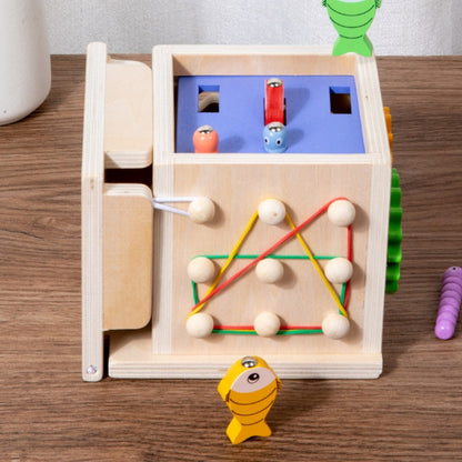 Multifunctional Stick Pulling Radishes Building Blocks For Infant Color Matching Intelligence Box Toy