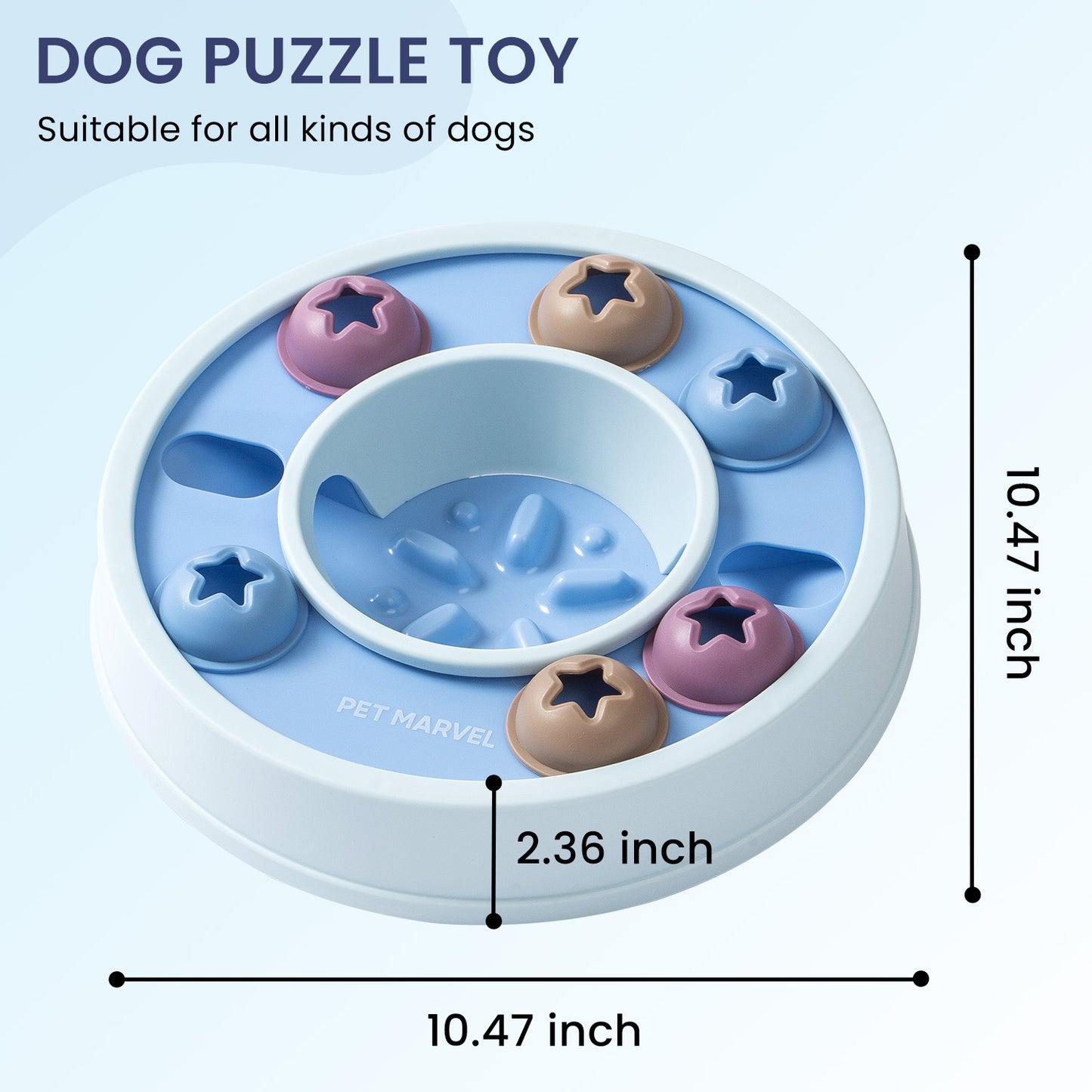 US Local PETMARVEL Interactive Puzzle Game Dog Toy, Level 1-3