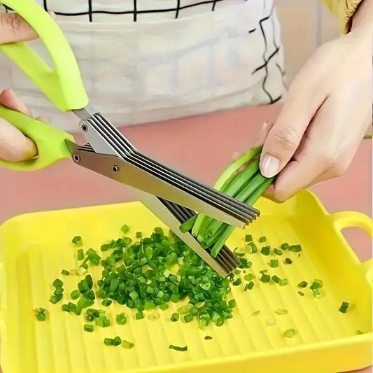 US Local Multifunctional Multi-layer Kitchen Scissors Suitable For Cutting Onions, Vegetables And Spices