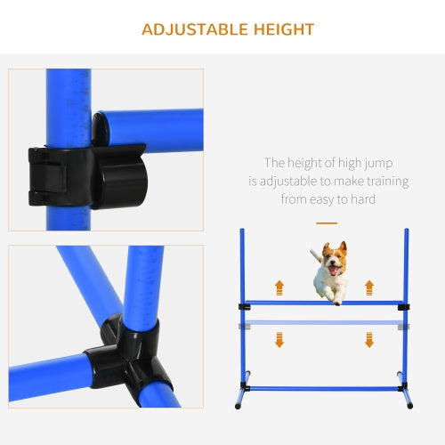US Local 4-piece Dog Agility Training Equipment With Height-adjustable Jumping Poles