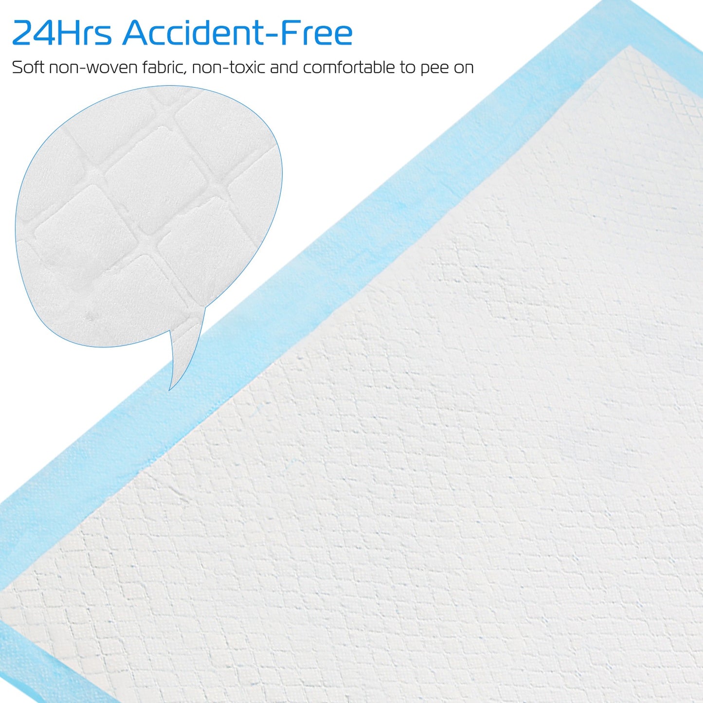 US Local 50Pcs Per Set Dog Training Pads Puppy Pee Pads Cat Wee Mats Potty-Train 24in X 18in M