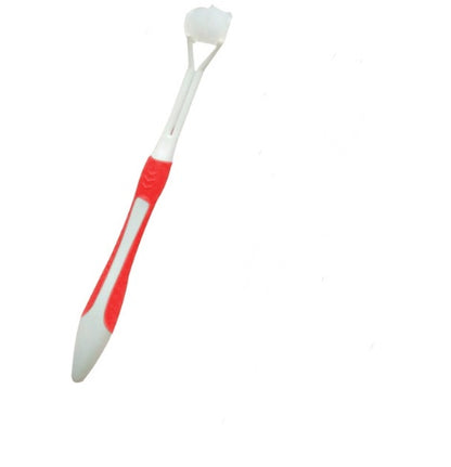 Three-headed toothbrush three-sided toothbrush