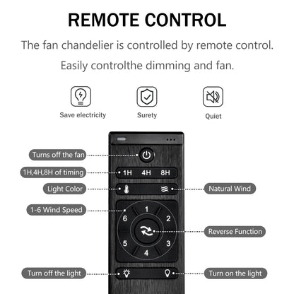 US Local Dia 26.8 Inch Chandelier Ceiling Fan ,Crystal Shade Ceiling Fan With Remote Control,3 ABS Blade--4-light No Include Bulb