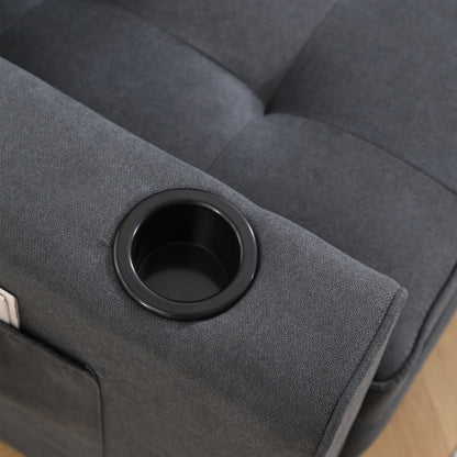 US Local VIDEO Provided 3-in-1 Upholstered Futon Sofa Convertible Sofa Bed,Foldable Tufted Loveseat With Pull Out Sleeper Couch Bed