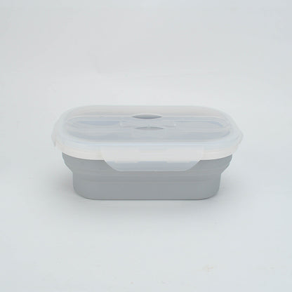 US Local Portable foldable silicone lunch box