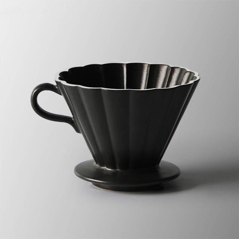 Hand-pushed filter cup ceramic handmade coffee filter cup