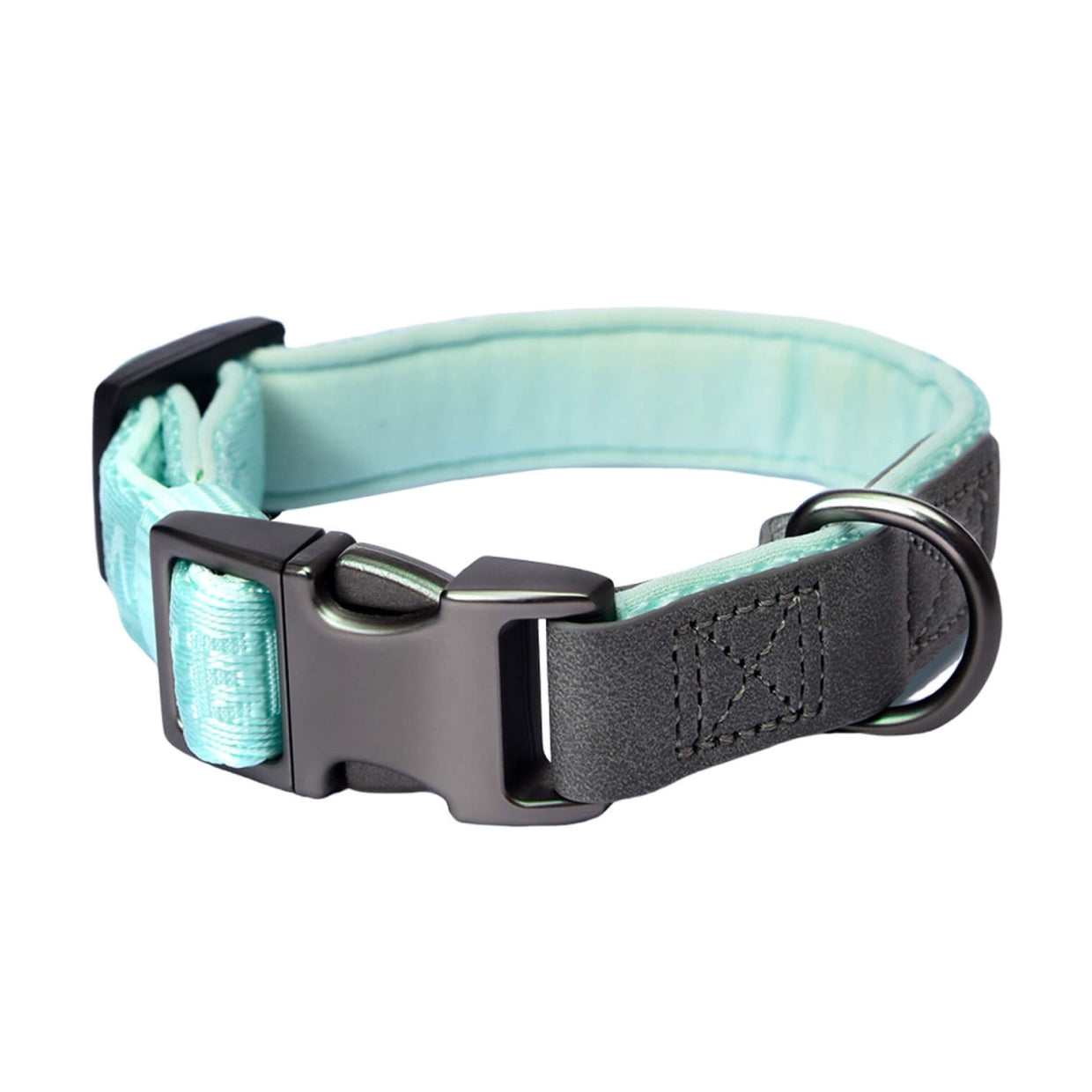 US Local PETMARVEL Heavy Duty Solid Dog Collar Neoprene Padded 1 In Wide