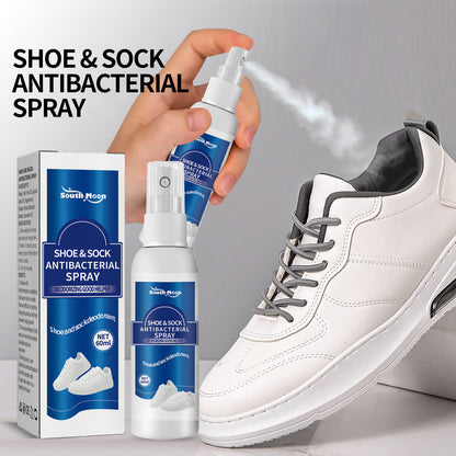US Local South Moon Shoe And Sock Deodorizing Spray Shoe And Sock Cleaner Sweaty Feet Odor Remover Dry Shoe Cabinet Freshener