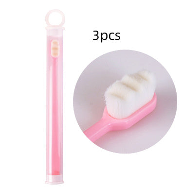 US Local Ultra-fine Toothbrush Super Soft Bristle Deep Cleaning Brush Portable For Oral Care Tools Teeth Care Oral Cleaning Travel