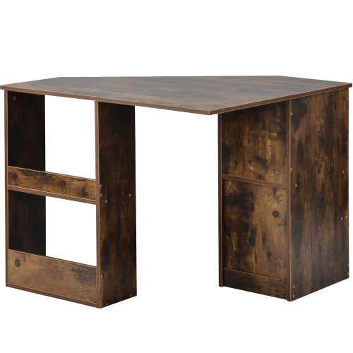 UK Local L-Computer Desk Corner Computer Desk With Large Storage Space Study Desk Laptop Table For Home Office