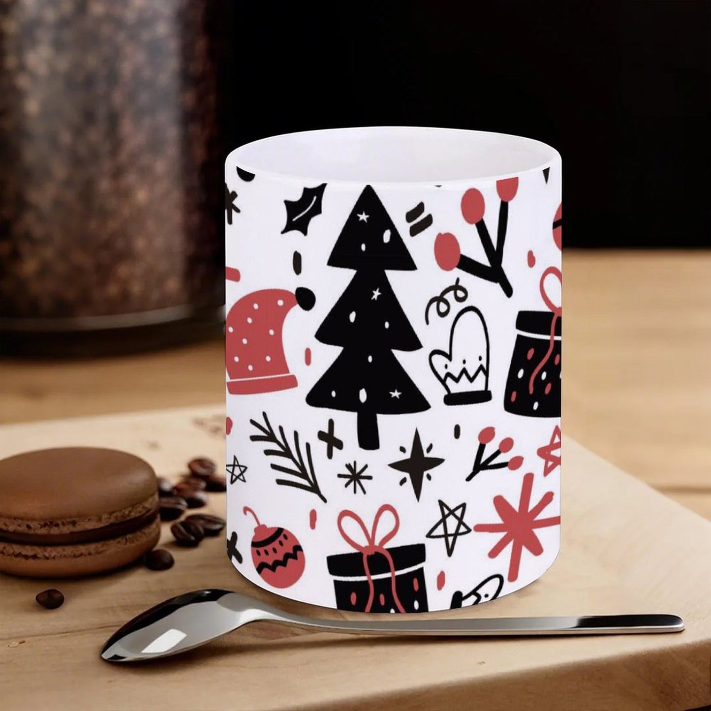 POD US Local White mug with full print, Christmas 0059