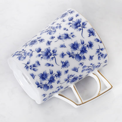 Bone China Afternoon Tea Coffee Set Shallow Tray Drinking