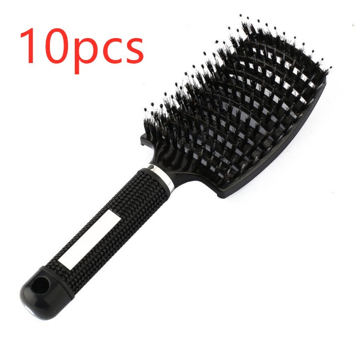 US Local Hairbrush Anti Klit Brushy Haarborstel Women Detangler Hair Brush Bristle Nylon Scalp Massage  Teaser Hair Brush Comb