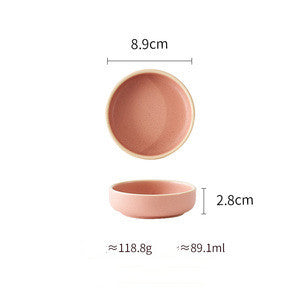 US Local Pure Color Matte Ceramic Plate