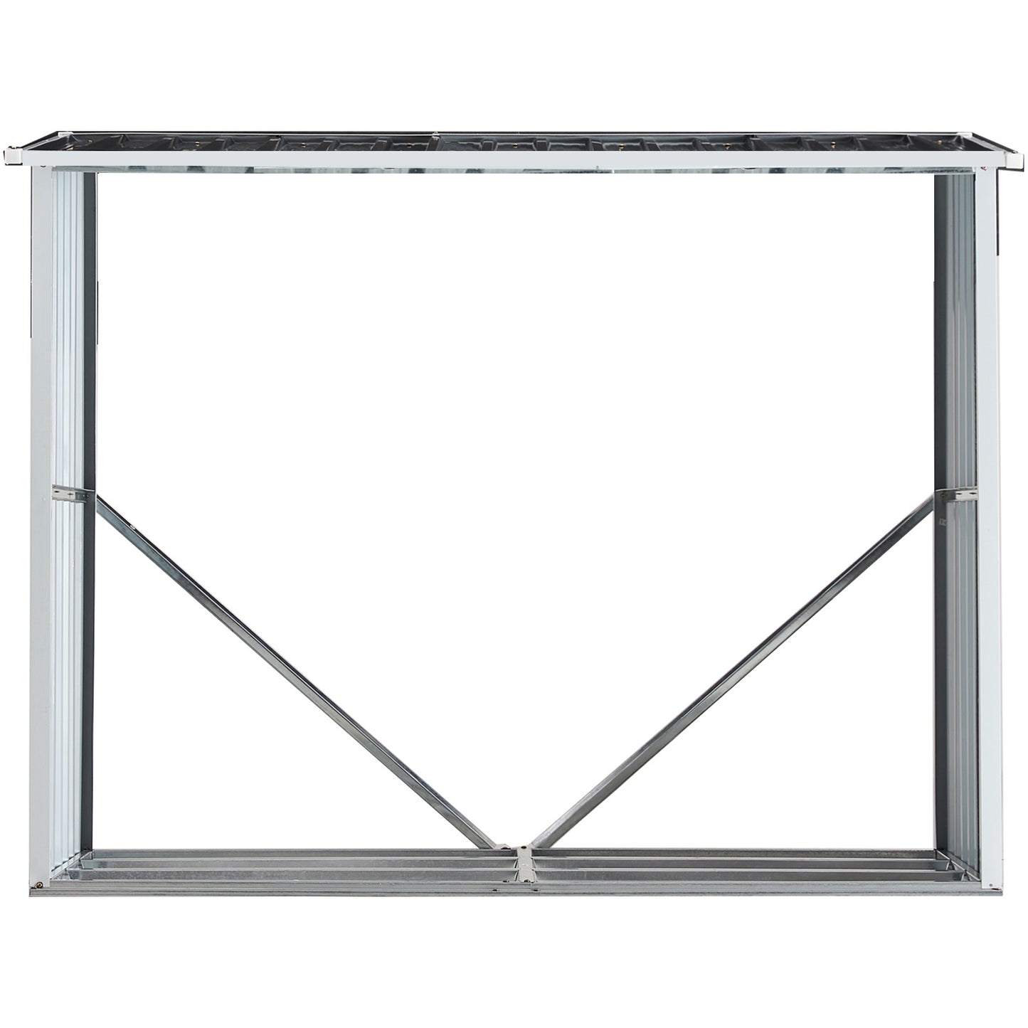 US Local Metal Firewood Storage Shed