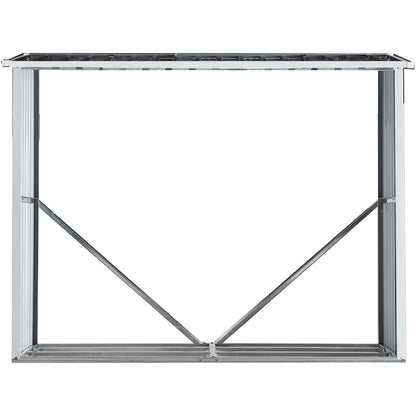 US Local Metal Firewood Storage Shed