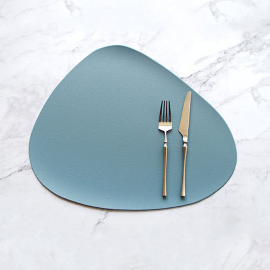 PU leather solid color placemat