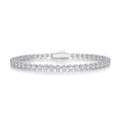 Starlight Luxury Fashion Mosan Diamond S925 Silver Bracelet