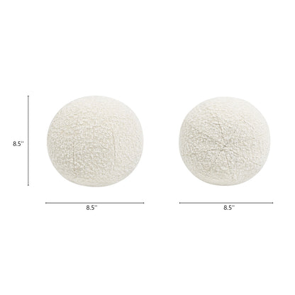 US Local Luna 12 Inches  Round Spherical Decorative Ball Throw Pillow