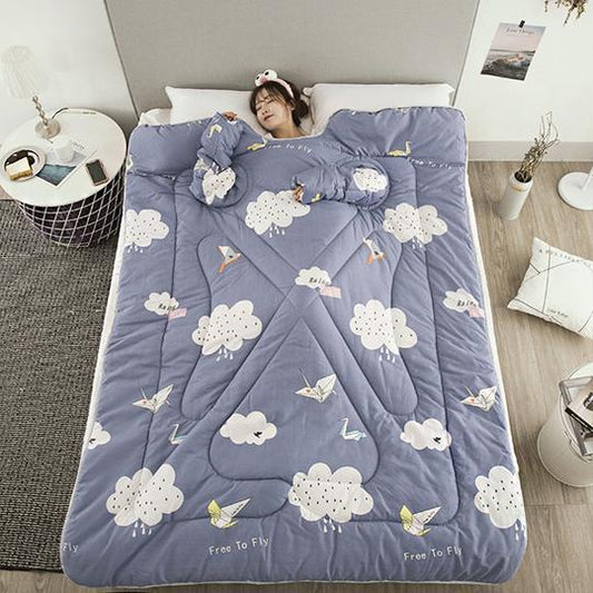 US Local Winter Lazy Quilt with Sleeves