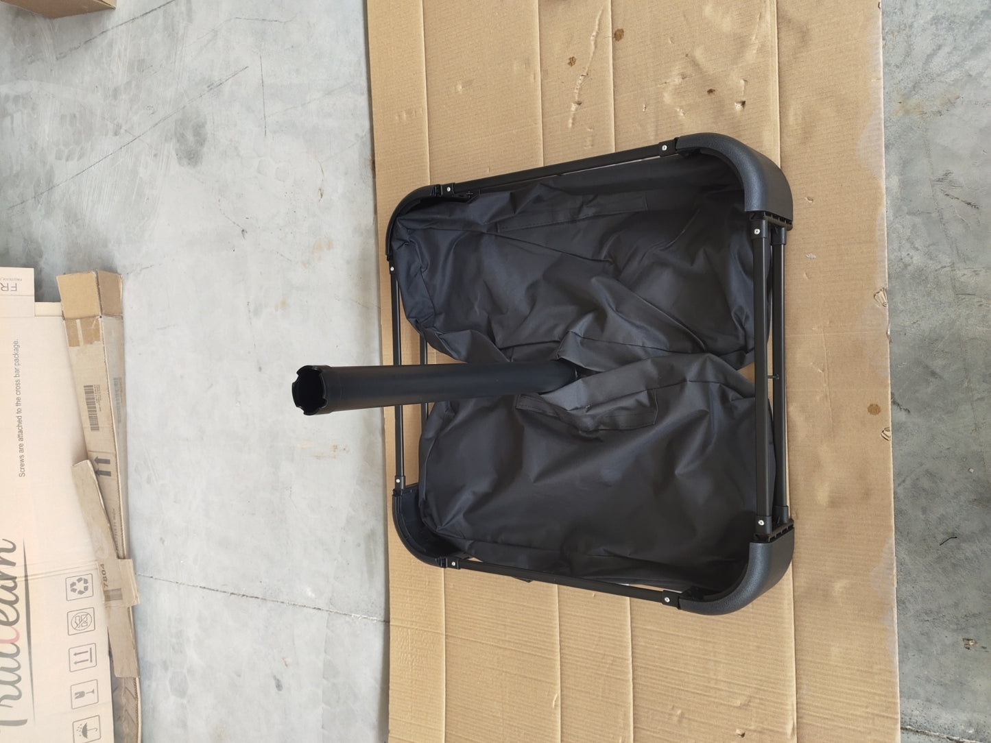 US Local 15x9ft Large Double-Sided Rectangular Outdoor Twin Patio Market Umbrella With Light And Base- Red