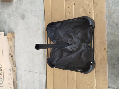 US Local 15x9ft Large Double-Sided Rectangular Outdoor Twin Patio Market Umbrella With Light And Base- Red