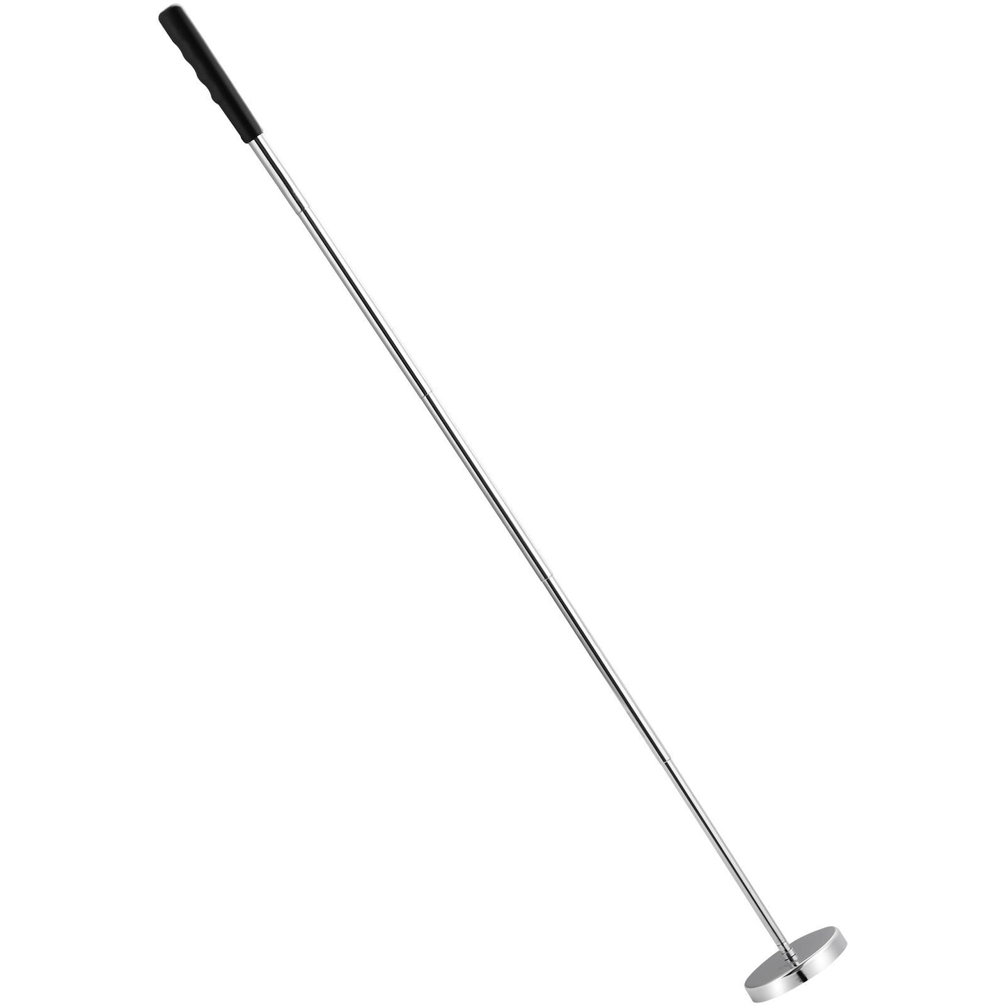 US Local VEVOR Telescoping Magnetic Sweeper Pickup Tool, 3.5inch Handheld Screws Parts Finder With 35LB Pull Capacity, Retractable Handle 8.3 To 33 Inches With Strong Magnet, Pick Up Nails Screws Metal Parts