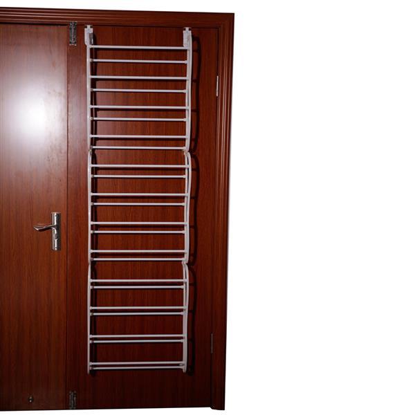 US Local Shoe Rack With 12-tier Door Back