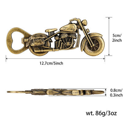 US Local Old Style Motorcycle Beer Bottle Opener Black Gift Box With Greeting Card, Exclusive Gift For Motorcycle Enthusiasts, Bar Tool For Beer Enthusiasts, Ideal Choice For Home And Bar Use