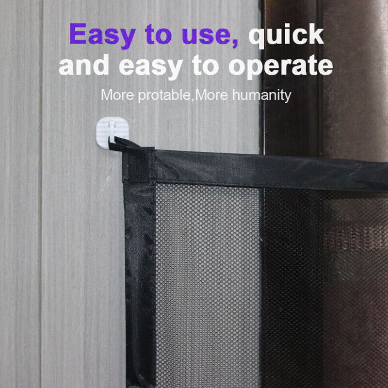 UK Local Pet Isolation Mesh No Drilling Safety Fences Net Portable Dog Cat Stair Door