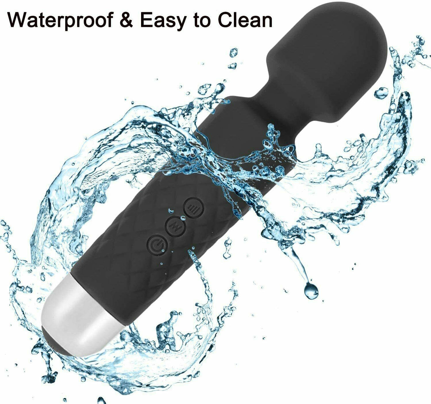 US Local Magic Massage Wand Muscle Relaxation Massager 20 Speed Vibrating Full Body Therapy Motor