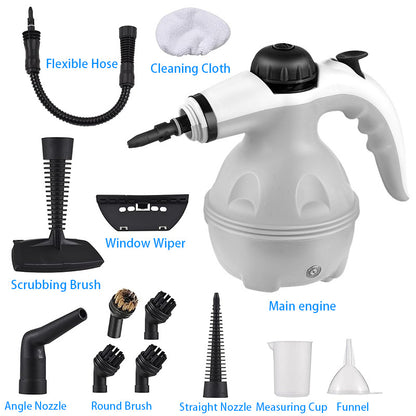 US Local Grenade Steam Cleaner, Pressurized Handheld Cleaner For Household Use, Equipped With 12 Accessories, For Multiple Surfaces And A Powerful Home Steam Machine For Cleaning In Various Scenarios.