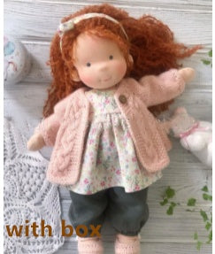 US Local Handmade Plush Doll Golden Curly Girl Finished Product