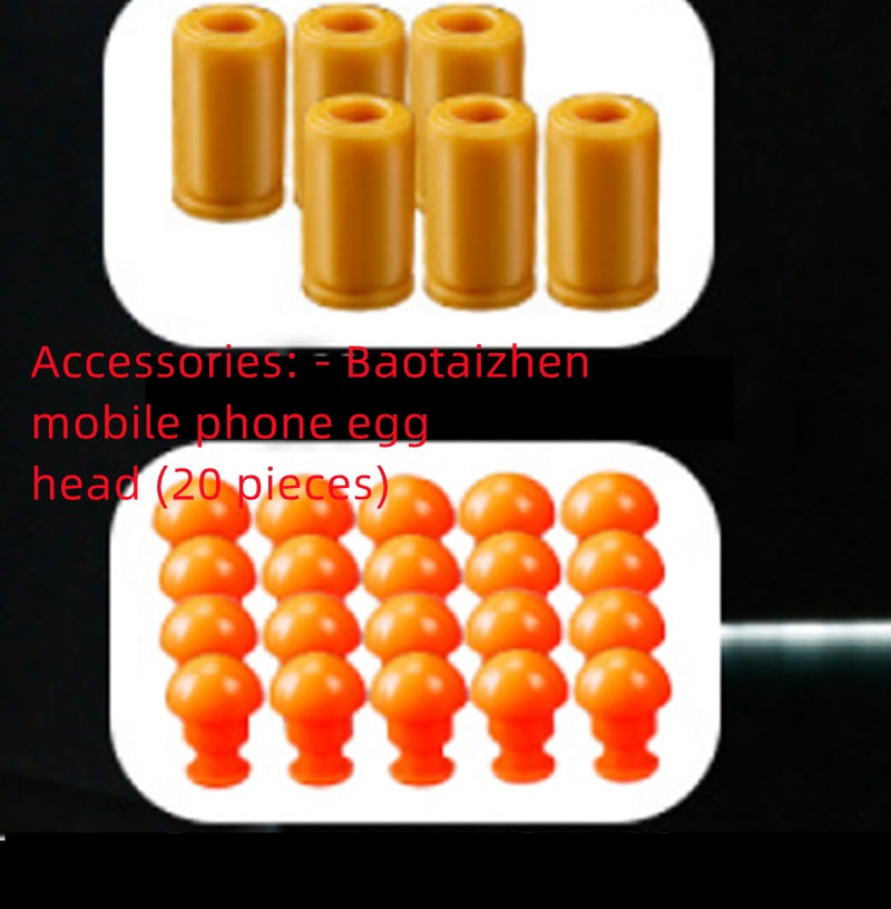 USA Local Folding Pistol Bullet Automatic Shell Throwing Toy Creative Soft Bullet Toy Mobile Phone Appearance Gun Outdoor Interactive Kid Gift